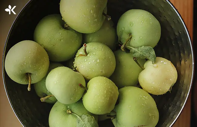 Imagen de manzanas verdes