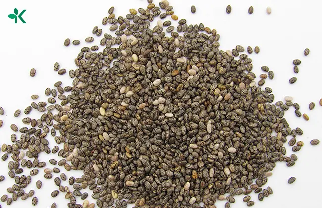 Imagen que muestra semillas de chía